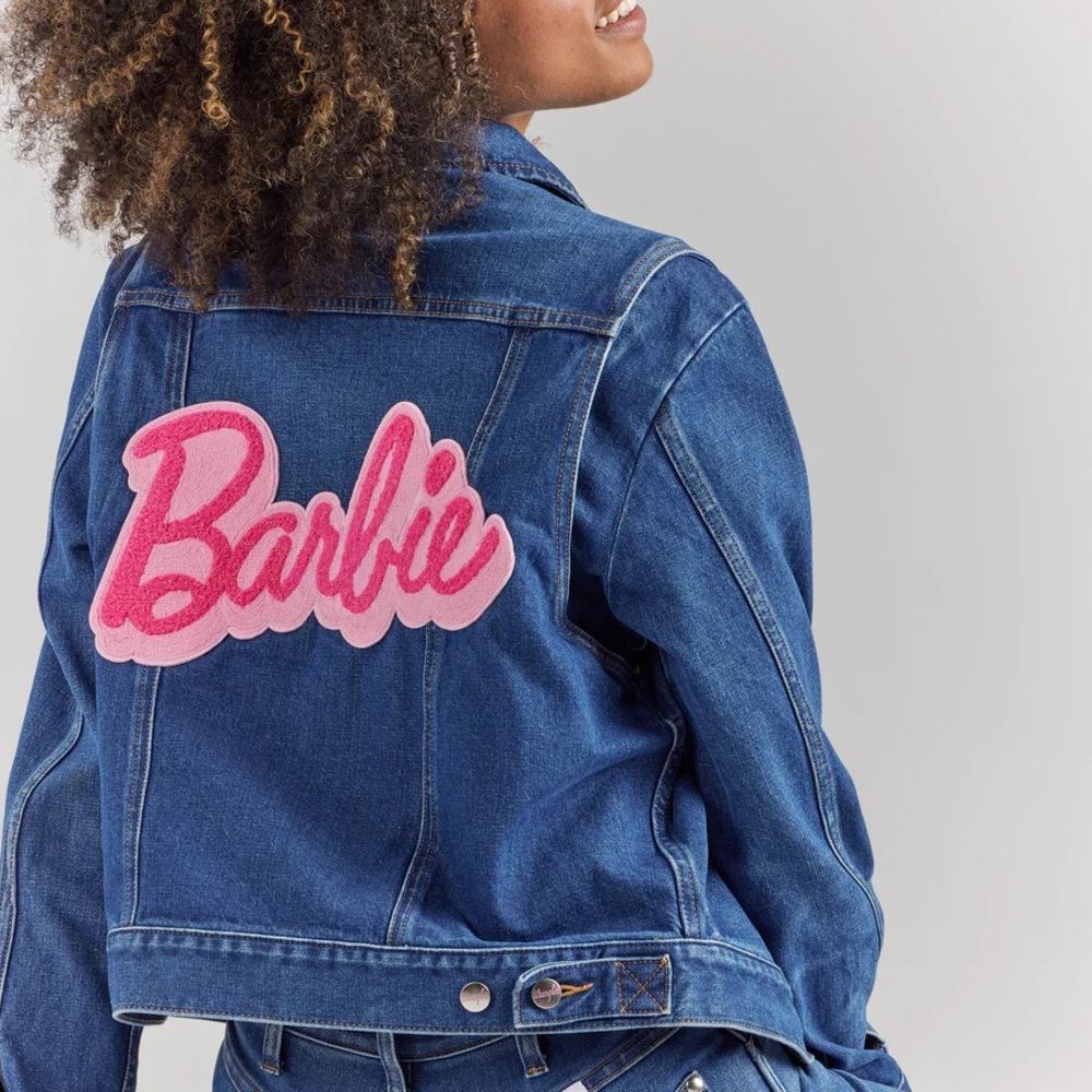 Wrangler Women's Barbie Zip Front Denim Jacket